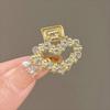Pearl Pearl Hair Clip Alloy Crab Claw Clip New Mini Hair Hairpins