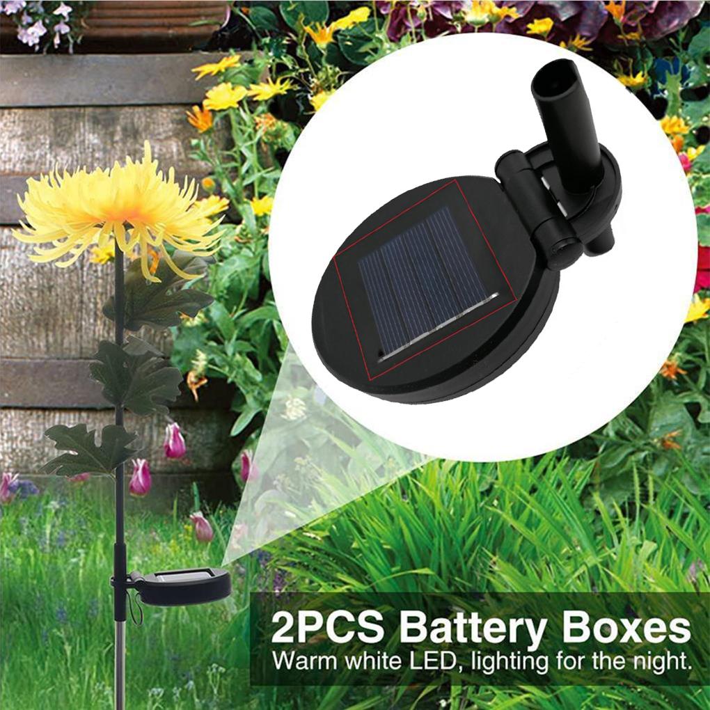 2Pcs Solar Panel LED Floor Replacement Tops Outdoor Light Accessories Spare Parts Pathway Home Hanging DIY Decor