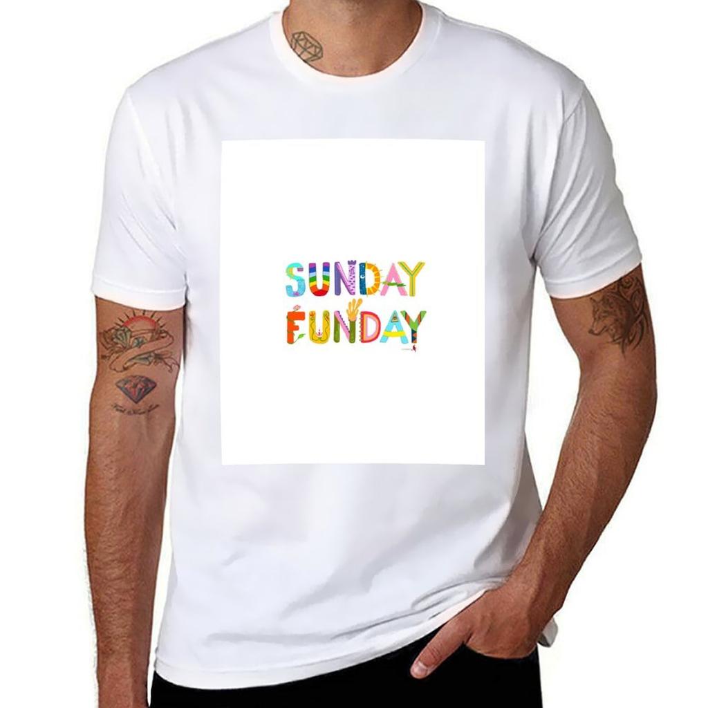Футболка 'Sunday Funday' Для работы и активного отдыха Унисекс