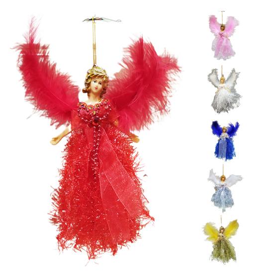 Hängende Puppe Entzückende Breite Anwendung Stoff Frohe Weihnachten Plüsch Engel Spielzeug Ornament für Hause