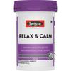 Swisse Relax & Calm - 300 mg Magnesiumcitrat mit Hopfen & Inositol - Unterstützt die Muskelregeneration, fördert die mentale Entspannung & gesunde Schlafzyklen | Nicht