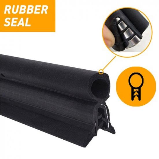 Black Rubber Weather Seal Strip Car Auto Accessories For Window Lock Trunk Hood