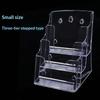 Hot Sale A6 1/2/3Layers Brochure Holder Clear Flyer Menu Paper Card Stand Display Rack Card Storage