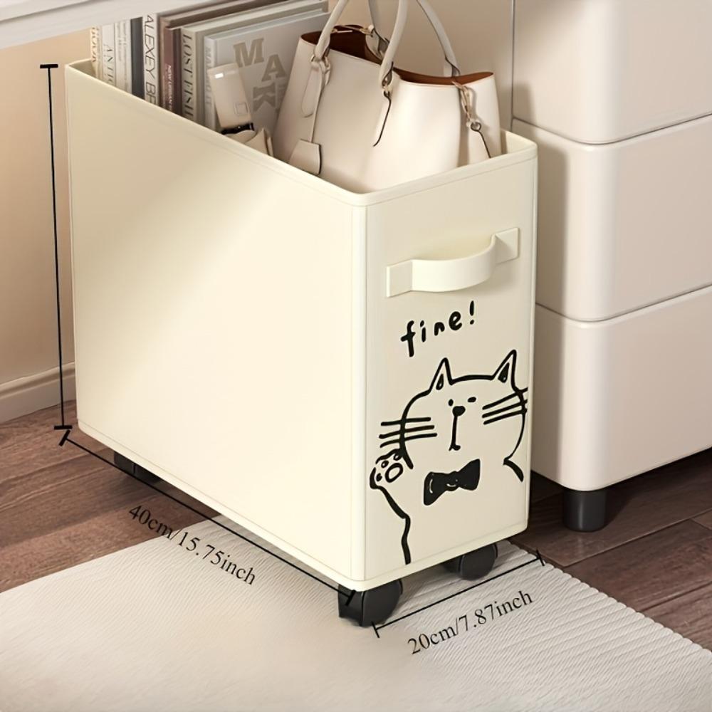 Mobile Storage Rolling Storage Cart Under-Desk Design Under Desk Organizer For Home