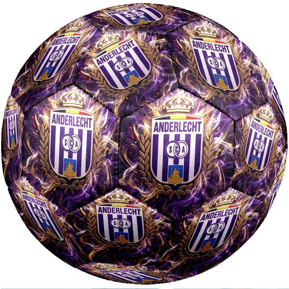 Anderlecht FC Size 5 Standard Football Durable Training Match Soccer Ball for Adult Outdoor Sports