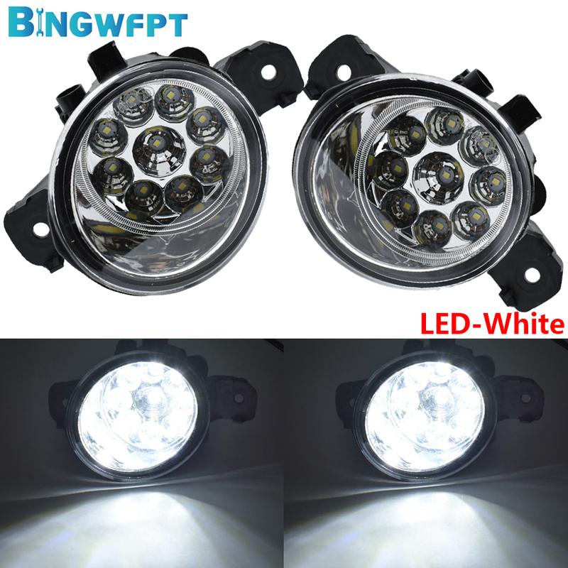 2X Daytime Running Light Fog Light Fog Lamp DRL Car H11 12V LED Bulb For Nissan Teana J32 For Nissan Teana 2004-2015