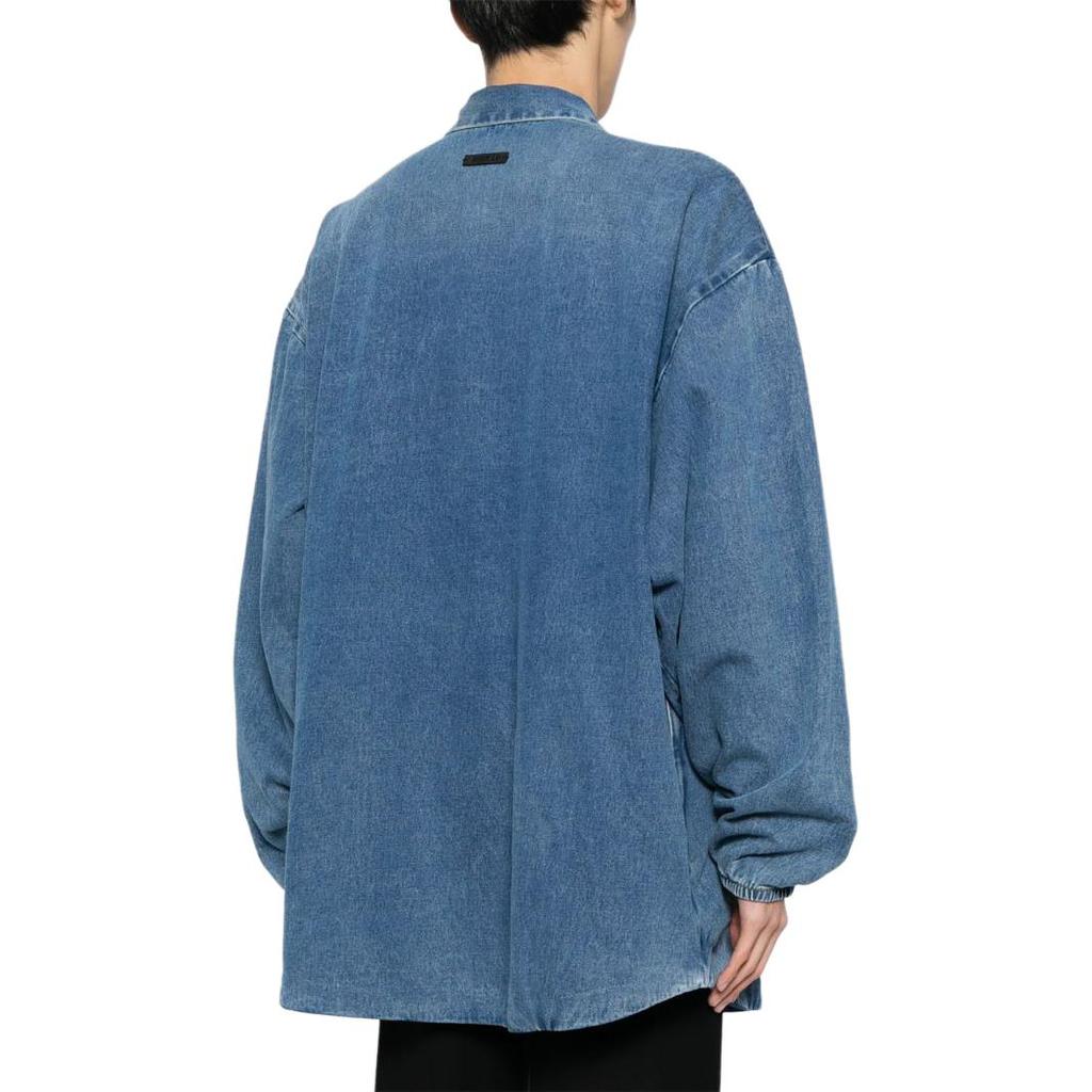 Fear Of God Essentials zip-up denim shirt jacket 202SU244590F