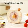 Visual Rotation Timer Quiet Operation Practical ABS Construction For Children Study Kitchen Timing Time Management Devic