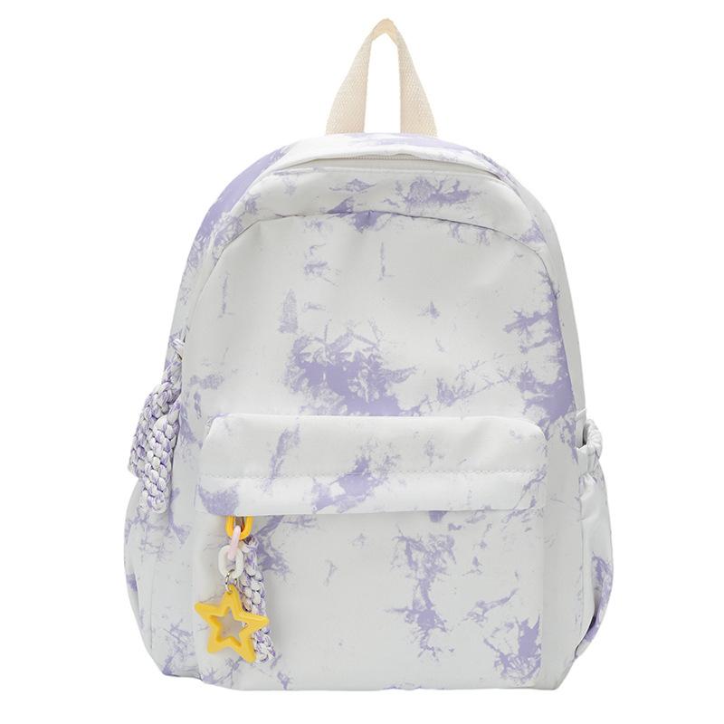 Schoolbag niche Japanese ins smudge bag women's simple design backpack 1011 new fashion commuter backpack