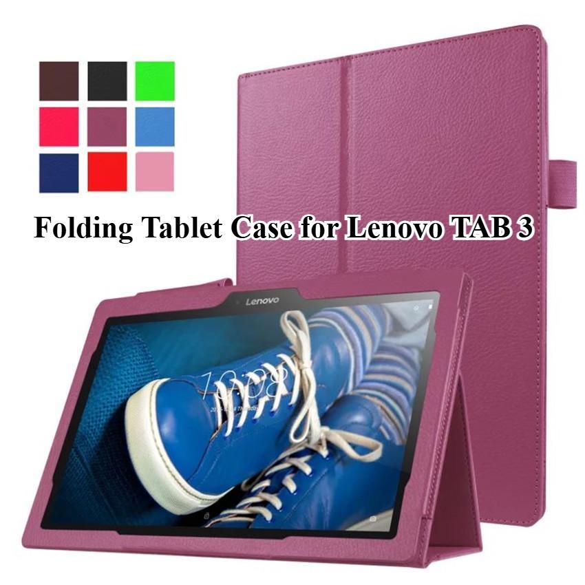 Brettbart nettbrettdeksel for Lenovo TAB 3 10 Business Plus TB-X103F TB3-X70F/L Støttedeksel for Lenovo Tab 2 A10-70F/L A10-30F/L X30F