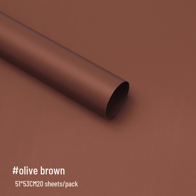 Extra Thick 8.5 Silk HD Morning Mist Matte Waterproof Florist Paper for Fresh Flower Wrapping