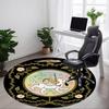 1pc Fantasy Creatures Office Round Area Rug, Indoor Mat Suitable For Office, Under Office Chairs Bedroom Living Room Home Decor, Room Deco