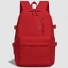 Nylon Backpack Commuter Student Schoolbag Outdoor Solid Color Backpack