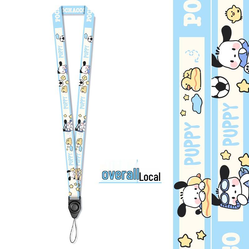 Lanyard Nero Multifunzionale Personalizzato Creativo con Porta Badge Separato per Badge Identificativi dei Dipendenti.