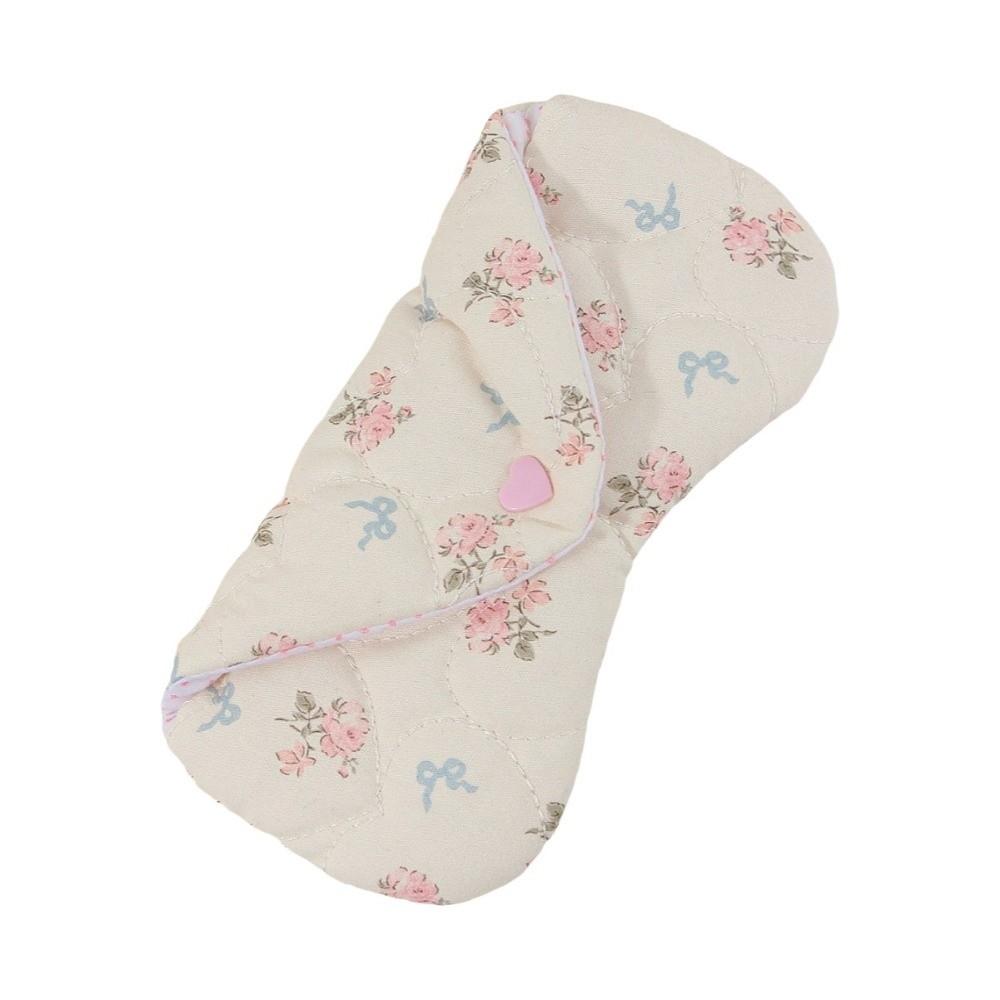 Heart-Shaped Buckle Eyeglass Sleeve Soft Quilted Glasses Case Protective Cover Glasses Storage Style 5