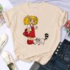 Candy Candy t-shirts women streetwear summer Japanese tshirt female y2k Unisexga harajuku clothes Unisex Top