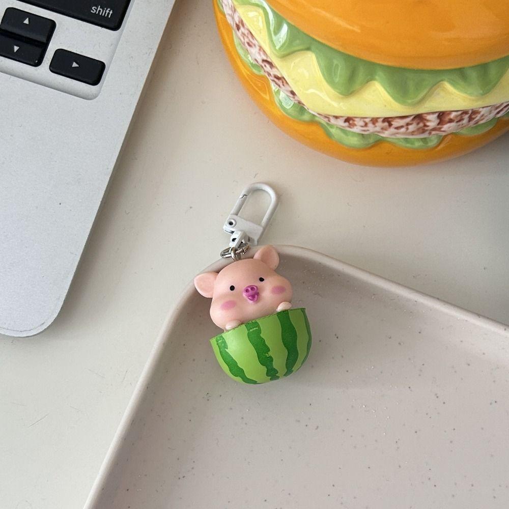 Three-Dimensional Animal Shape Keychain Waterme Bag Decoration Accessories