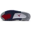 Air Jordan 4 Retro Midnight Navy Unisex Αθλητικά Παπούτσια Λευκό Ανοιχτό-Γκρι-Καπνίς Κόκκινο-Φωτιά DH6927-140