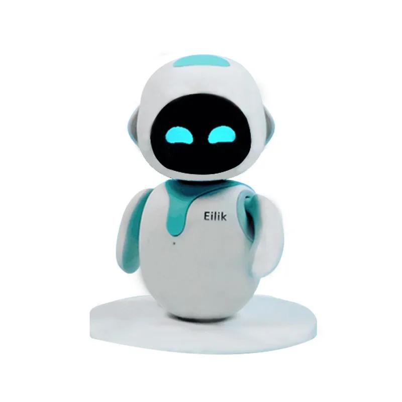 

Eilik Robot Emotional Interaction Smart Companion Pet Robot Electronic Creative Study Desktop Companion Christmas Customize Toy синий