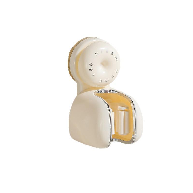 No-Drill Suction Cup Wall Rack: Multi-Functional Mop, Broom & Cloth Holder