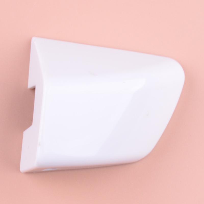 95853187900 Front Left White Exterior Door Handle Bezel Lock Cylinder Cover Cap Plastic fit for Porsche Cayenne 2011 2012-2017