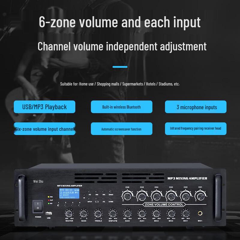 WISHU FD-390-A Public Address System Kit (CN version)