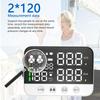 Portable Sphygmomanometer LED Screen Digital Wrist Blood Pressure Monitor Heart Rate Pulse Meter Measure Household Use