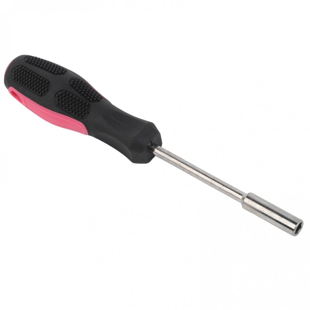 Red Magnetic Bit Holder Screwdriver Spinner Handle with Magnetic Link Bit