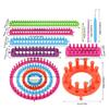 1 or 2 Set Knitting Tool Round Rectangular Knitted Loomed Set Knitting Frame For DIY Hat Scarves Easy Crafting Solution