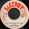 7inch Record LEROY SMART  Let Your Heart Be Pure NONE Jackpot Jamaica Reggae Ska  Dub Used