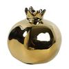 Ceramic Pomegranates Bud Vase Small Fruit Shaped Decorative Vase for Home Decor Farmhouse Rustic Flower Vase for Table Centerpiece Housewarming Gift