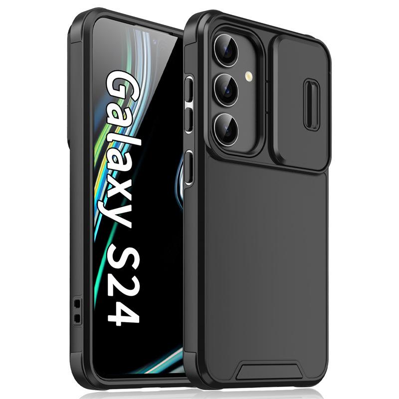 Slide Camera Protection Armor Magnetic Phone Case for Samsung S25 S24 S23 FE S22 Ultra A56 A36 A16 A06 A54 A55 A35 A25 A15 Cover