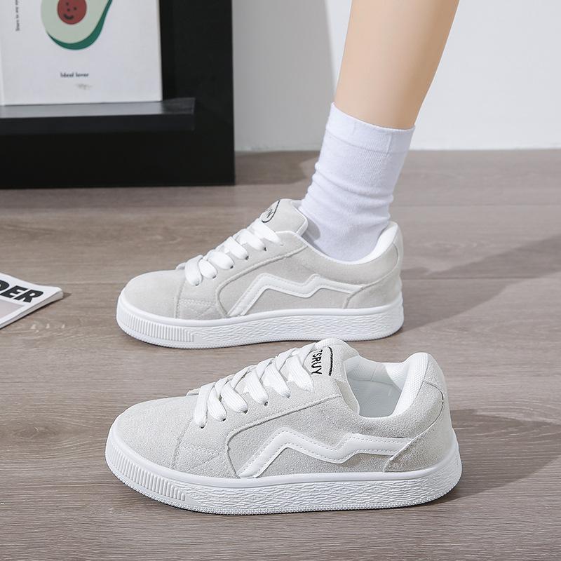

Platform white shoes women s shoes 2025 new spring and autumn shoes Internet celebrity versatile explosive board shoes casual sports shoes tide 40 серый