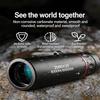 Mini Monocular Telescope, 25X High Definition  with Multilayer Coating, Waterproof & Compact Design for Adults & Kids, for Hiking, Bird Watching