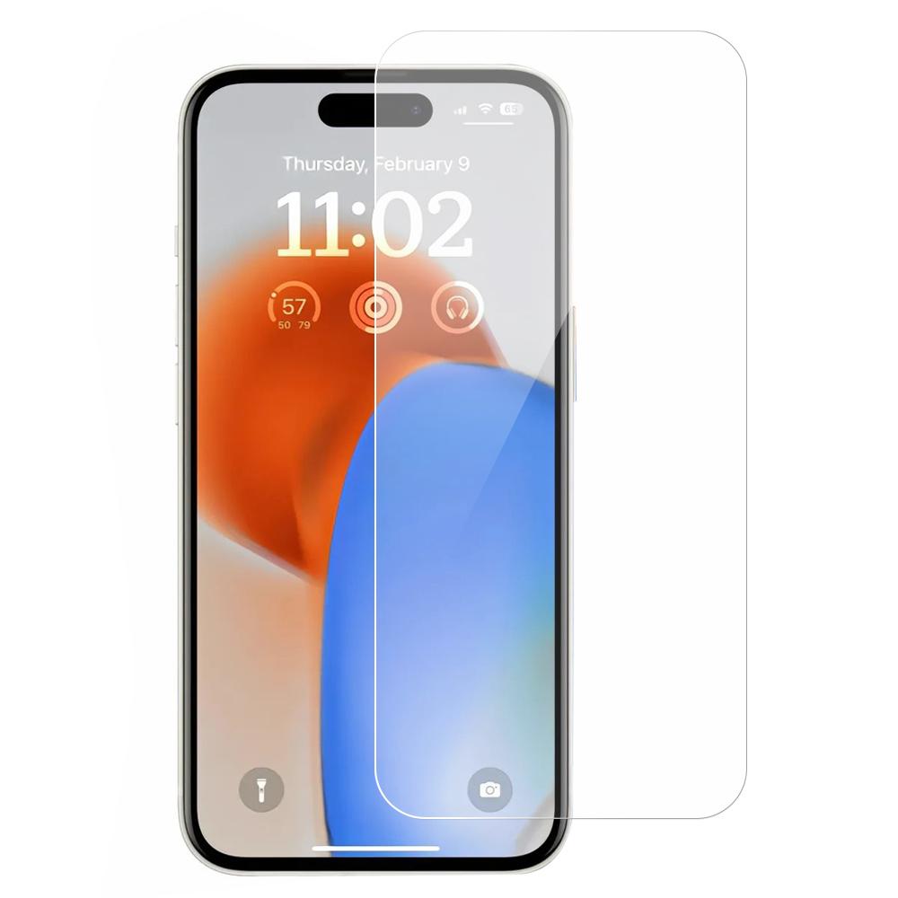 

AMORUS Для iPhone 15 Pro 2.5D Заокруглені краї Високоалюмосилікатна скляна плівка Ультрапрозора Захисна плівка для екрана телефону Type A