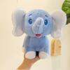 Throw Pillow Stuffed Elephant Toy Back Cushion Elephant Doll Elephant Plush Doll  Baby Infants