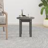 VidaXL Table basse Gris Ø 35x35 cm Bois massif de pin 822339