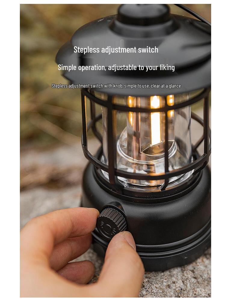 Mountain Guest Outdoor Camping Lantern - Ultra-long Battery Life Atmosphere Lamp
