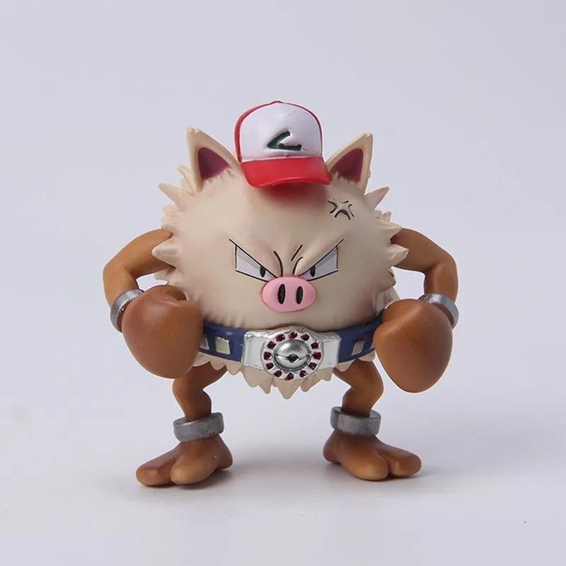 

5.5cm/2.17in Anime Pokemon Figure Primeape Wearing A Hat Action Figures Pvc Collection Model Toys for Children Gifts