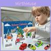 Neuer Grenzüberschreitender Weihnachtskalender Auto Blind Box Mit Karte Spielzeug Decke Edelstein Überraschung Blind Box Geschenkmaterial)