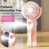 Portable Humidifier Fan Mini Water Mist Fan USB Rechargeable Mini Portable Handheld Fan with Humidifier Small Pocket Hand Fan