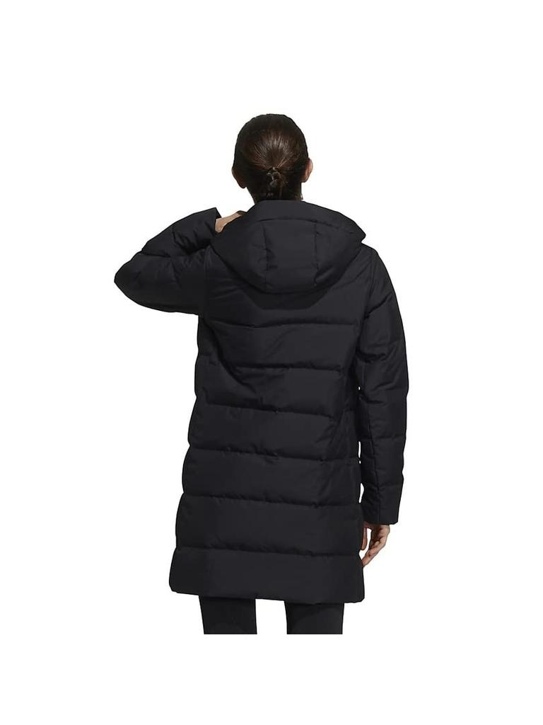 [Adidas] Down Mid-length Down Coat KNE85 Women's BlackGray Five (H23071) M