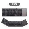 Mini teclado dobrável sem fio portátil bluetooth com touchpad para windows android ios tablet ipad telefone