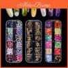 Crystal Palette Nail Diy Rhinestones Nail Sequins Mermaid Beads Nail Art Decorations Seashell Tips