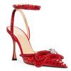 Huizhou New Rhinestone Transparent High-heeled Sandals Women's Thin Heels Pointed European and American High-heeled Shoes with Baotou Foreign Trade