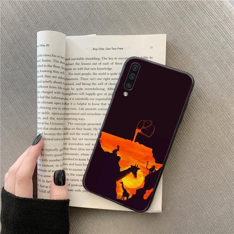 Afrika Karte Geographie Telefon Fall Für Samsung A12 A32 A71 A11 A21S A02 A52 A72 A51 A50 A70 A31 A41 M31