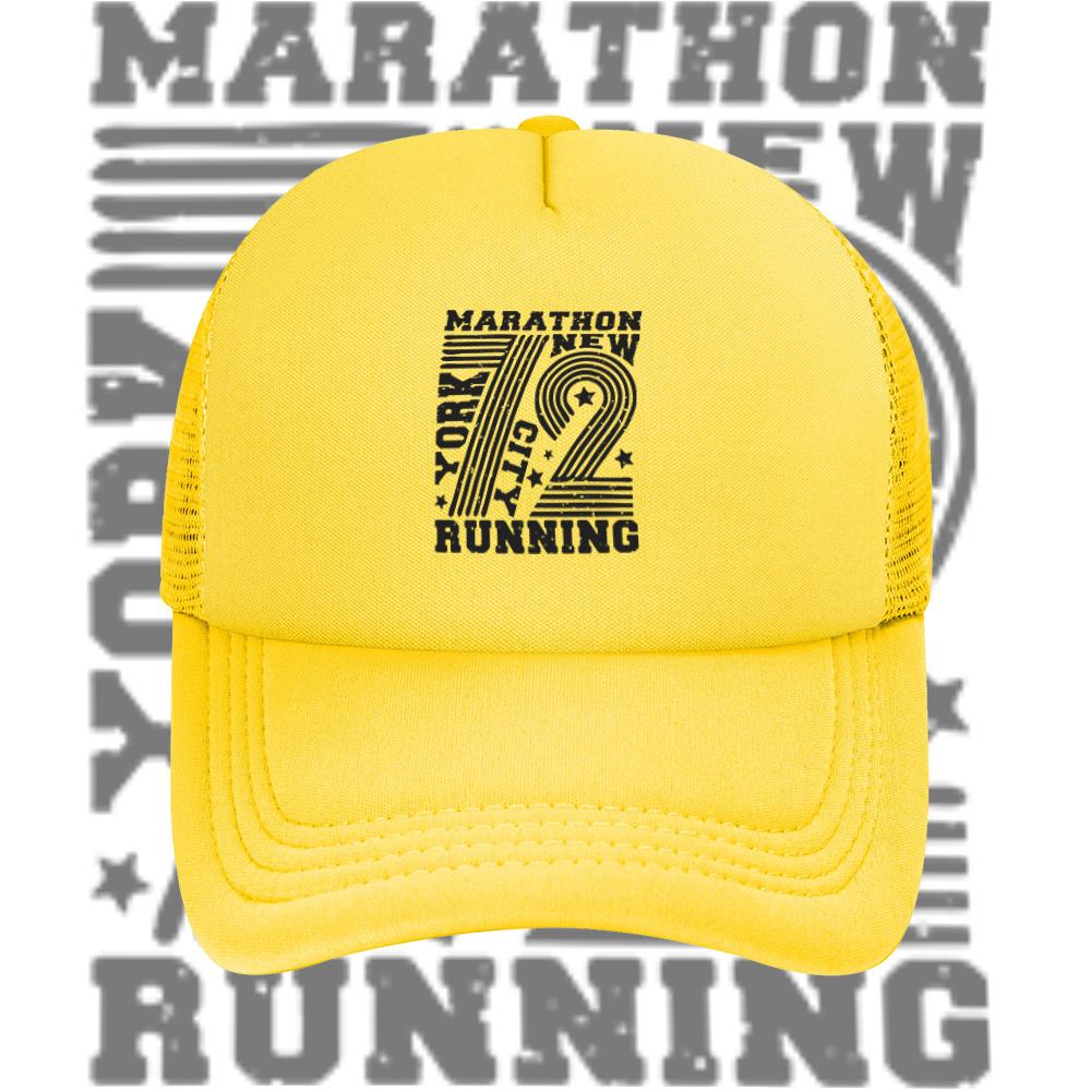 New York City Running Marathon Stars Stripes Baseball Cap Anime Graphic Hats Adult Unisex Women Sports Outdoor