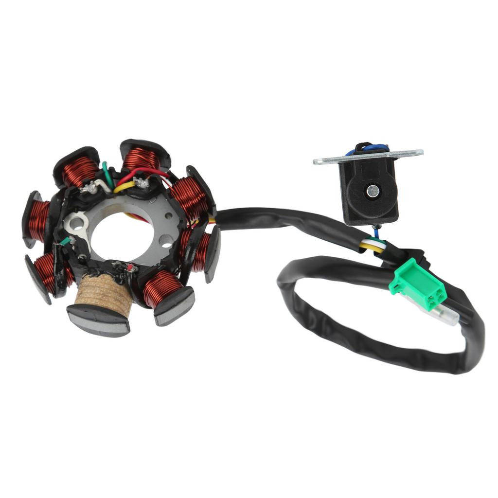 8 Pole 8 Coil Magneto Stator Ignition Generator for Chinese Scooters ATV Go Kart Moped 125cc 150cc 152QMI 157QMJ Engine
