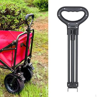 Carrito de compras plegable con asa de tracción para carritos de jardín
