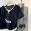 Women's Summer New Slim Fit Small Short Style All Design Sense Small Short Sleeved Top